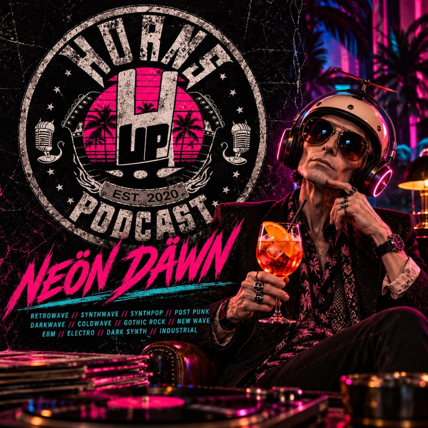 HÖRNS ÜP 585 – Neön Däwn: Rosegarden Funeral Party, New Order y Perturbator en la ruta nocturna