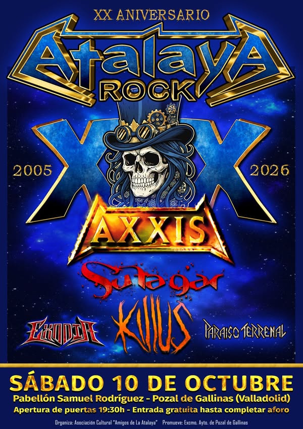 Cartel de ATALAYA ROCK