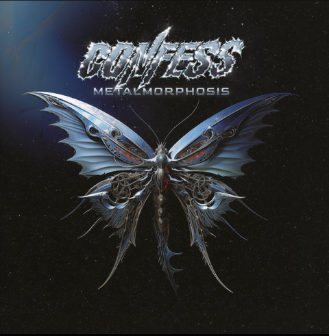 Portada de Metalmorphosis, de Confess