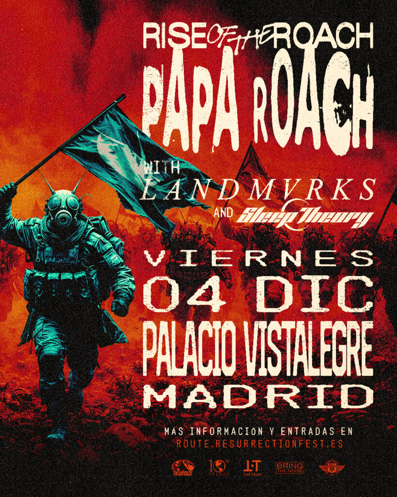 Cartel de PAPA ROACH