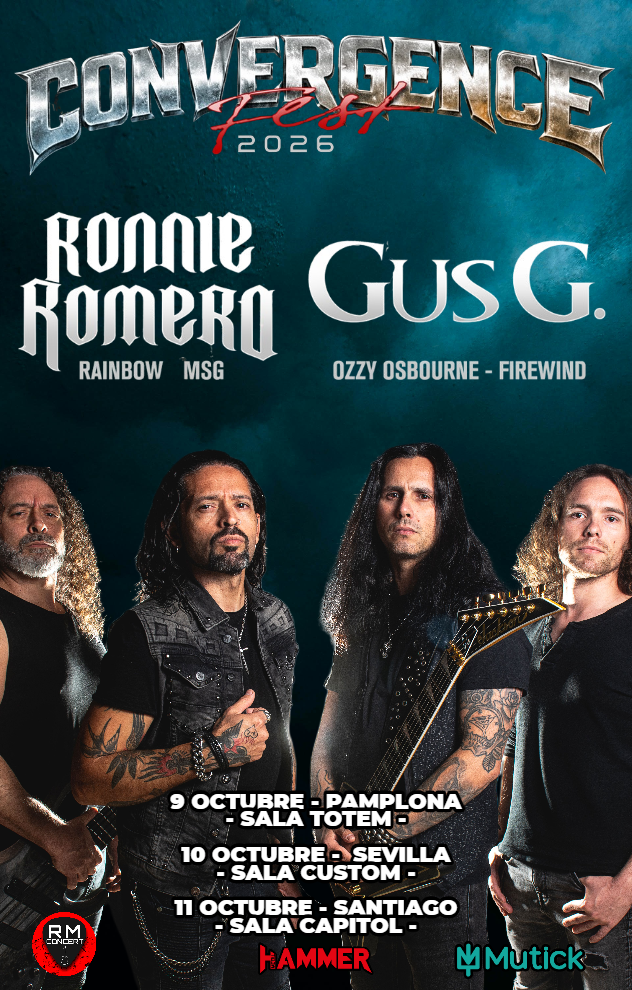 Cartel de GUS G. + RONNIE ROMERO